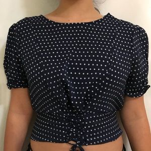 Polk a dot top.